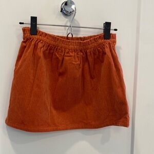 Rust Girls Corduroy Mini Skirt